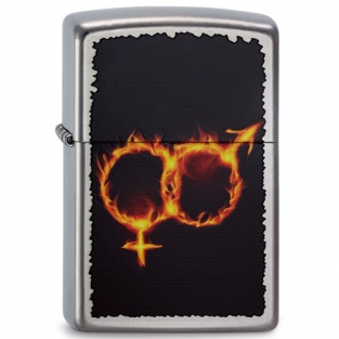 Zippo Man Woman Fire